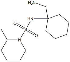 N-[1-(aminomethyl)cyclohexyl]-2-methylpiperidine-1-sulfonamide Structure