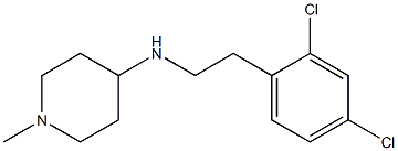 N-[2-(2,4-dichlorophenyl)ethyl]-1-methylpiperidin-4-amine Struktur