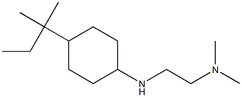 N'-[4-(1,1-dimethylpropyl)cyclohexyl]-N,N-dimethylethane-1,2-diamine Struktur