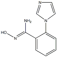 N'-hydroxy-2-(1H-imidazol-1-yl)benzene-1-carboximidamide Struktur