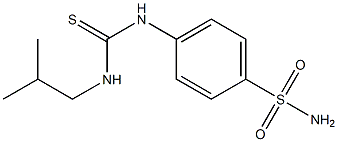 4-{[(isobutylamino)carbothioyl]amino}benzenesulfonamide Struktur