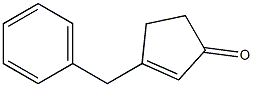 3-Benzyl-2-cyclopenten-1-one Structure