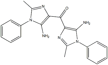 Phenyl(5-amino-2-methyl-1H-imidazol-4-yl) ketone Struktur