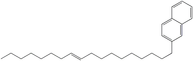 2-(10-Octadecenyl)naphthalene Struktur