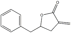 5-Benzyl-3-methylene-4,5-dihydro-2(3H)-furanone Struktur