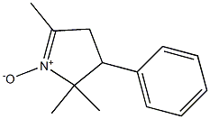2,5,5-Trimethyl-4-phenyl-1-pyrroline 1-oxide Struktur