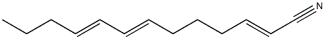 2,7,9-Tridecatrienenitrile Struktur