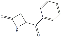 4-(Phenylsulfinyl)azetidin-2-one Struktur