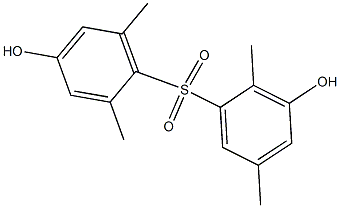 3,4'-Dihydroxy-2,2',5,6'-tetramethyl[sulfonylbisbenzene] Struktur
