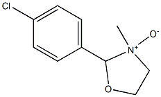 2-(4-Chlorophenyl)-3-methyloxazolidine 3-oxide Struktur