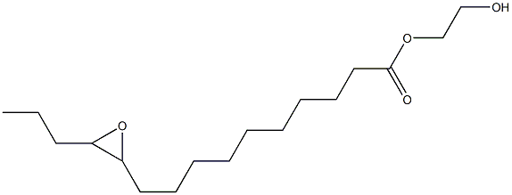 11,12-Epoxypentadecanoic acid 2-hydroxyethyl ester Struktur