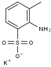 2-Amino-3-methylbenzenesulfonic acid potassium salt Structure