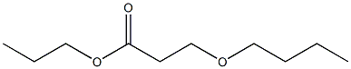 3-Butoxypropionic acid propyl ester Struktur