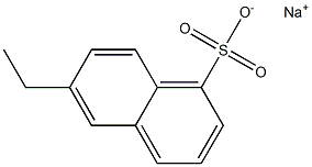 6-Ethyl-1-naphthalenesulfonic acid sodium salt Struktur