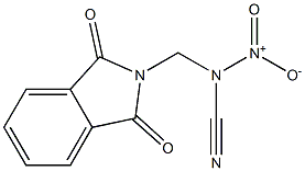 N-[(Cyanonitroamino)methyl]phthalimide Struktur