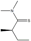 [R,(-)]-N,N,2-Trimethylthiobutyramide Struktur