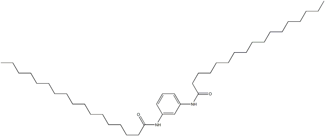N,N'-Bis(1-oxoheptadecyl)-m-phenylenediamine Struktur