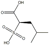 [R,(-)]-4-Methyl-2-sulfovaleric acid Struktur