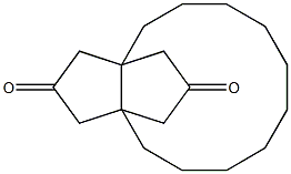 (Hexahydro-3a,6a-decanopentalene)-2,5-dione Struktur