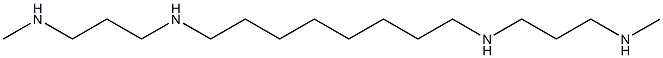 N,N'-Bis(3-methylaminopropyl)-1,8-octanediamine Struktur