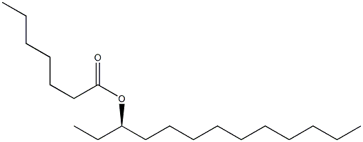 [R,(+)]-3-Tridecanol heptanoate Struktur