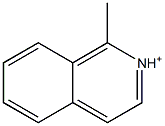 1-Methylisoquinolinium Struktur