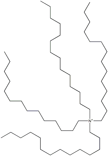 Tetratetradecylaminium Struktur