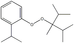 2-Isopropylphenyl 1,2-dimethyl-1-isopropylpropyl peroxide Struktur