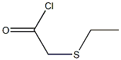 (Ethylthio)acetic acid chloride Struktur