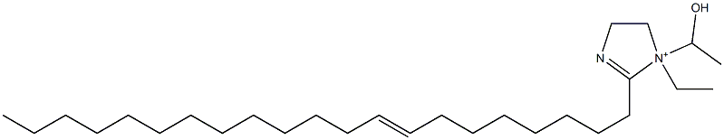 1-Ethyl-2-(8-henicosenyl)-1-(1-hydroxyethyl)-2-imidazoline-1-ium Struktur