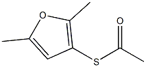 3-acetylthio-2,5-dimethylfuran Struktur