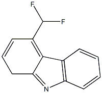 4-(difluoromethyl)-1H-carbazole Struktur