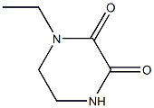 N-ETHYL-2,3-DIOXO PIPERAZINE Struktur