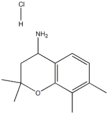 2,2,7,8-Tetramethylchroman-4-amine hydrochloride Struktur