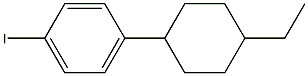 4-(4'-Ethylcyclohexyl)-1-iodobenzene Struktur