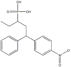 ETHYL4-NITROPHENYL3-PHENYLPROPYLPHOSPHONATE Struktur