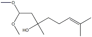 HYDROXYDIHYDROCITRONELLALDIMETHYLACETAL Structure