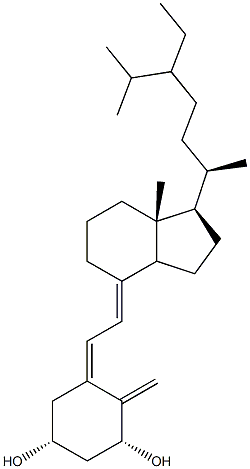 1ALPHA-HYDROXY-24-ETHYLCHOLECALCIFEROL Struktur