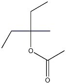3-methyl-3-pentyl acetate Struktur