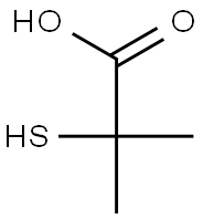 2-MERCAPTOISOBUTIRIC ACID Struktur