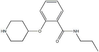 2-(4-PIPERIDINYLOXY)-N-PROPYLBENZAMIDE Structure