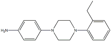 1-(2-ETHYL PHENYL)-4-(4-AMINOPHENYL )PIPERAZINE Struktur