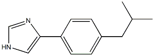 4-(4-isobutylphenyl)-1H-imidazole Struktur