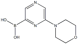 6-MORPHOLINOPYRAZINE-2-BORONIC ACID Struktur
