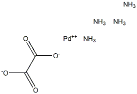 Tetraammine palladium oxalate Struktur