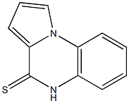 4,5-dihydropyrrolo[1,2-a]quinoxaline-4-thione Struktur