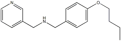 [(4-butoxyphenyl)methyl](pyridin-3-ylmethyl)amine Struktur
