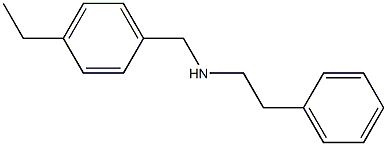 [(4-ethylphenyl)methyl](2-phenylethyl)amine Struktur