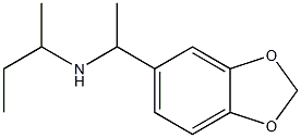 [1-(2H-1,3-benzodioxol-5-yl)ethyl](butan-2-yl)amine Struktur