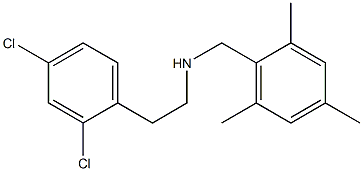[2-(2,4-dichlorophenyl)ethyl][(2,4,6-trimethylphenyl)methyl]amine Struktur